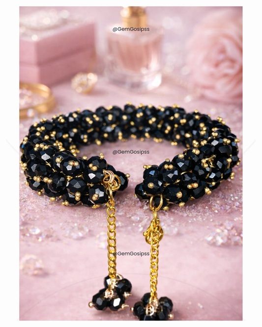 Elegant Gajra Beaded Bracelet – Traditional Style with Premium Finish